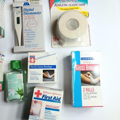 Medical wound supplies - band aids - Gauze - tape and more
