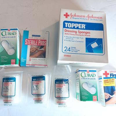 Medical supplies - wound care Dressing sponges - sterile pads - conforming bandage and more