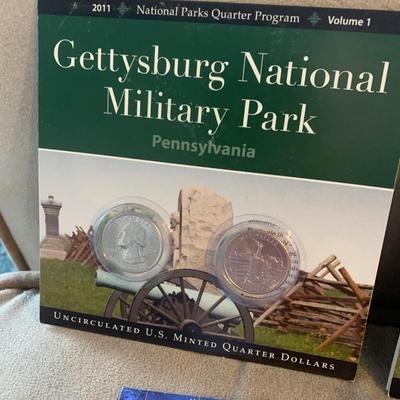 Coin Lot - 1945 Nickels + Commemorative Mint State Quarters