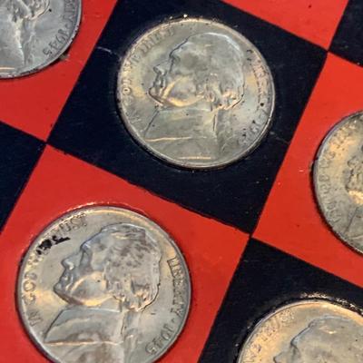 Coin Lot - 1945 Nickels + Commemorative Mint State Quarters