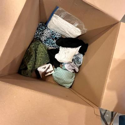 Lot of material, blankets, & throws