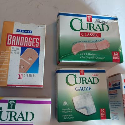 Wound care - bandages - rolled gauze - Plaque removers and dial soap