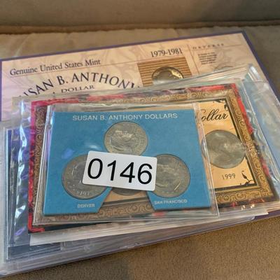Coin Lot - Eisenhower & Susan B Anthony Dollars +++