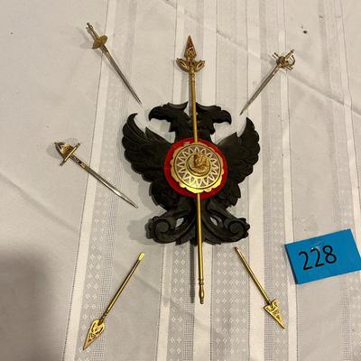 Mideval Wall decor with swords
