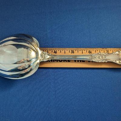 Solid Salad Serving Spoon King Edward (Sterling, 1936, No Monos) by GORHAM SILVER
