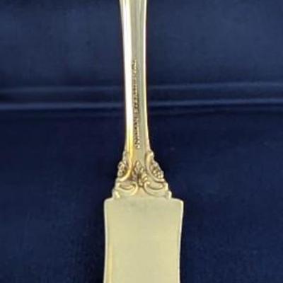 Flat Handle Master Butter Knife King Edward (Sterling, 1936, No Monos) by GORHAM SILVER