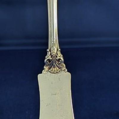 Flat Handle Master Butter Knife King Edward (Sterling, 1936, No Monos) by GORHAM SILVER
