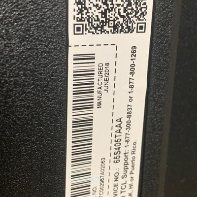 TCL 65â€ Smart TV Model 65S405 Class-Series 4K HDR Roku Smart TV