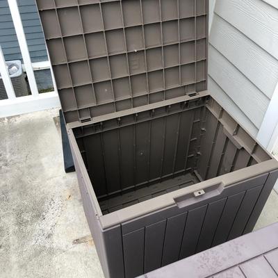 Two Outdoor Mini Patio / Deck Boxes