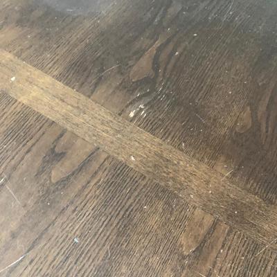 Large Heavy Wood Coffee Table