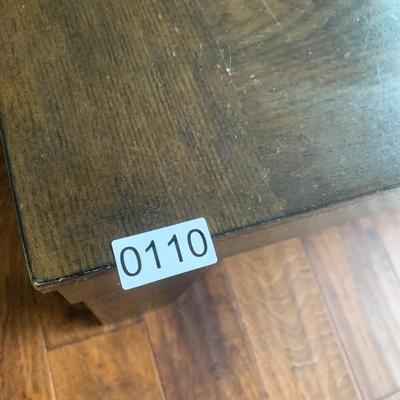 Large Heavy Wood Coffee Table