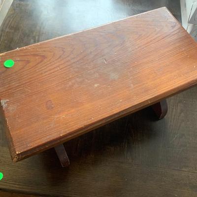 Wood Foot Stool