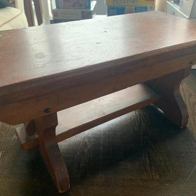 Wood Foot Stool