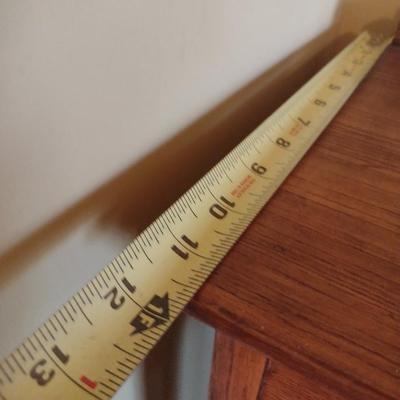 Vintage Oak Finish Display Cabinet with Glass Shelves (No Contents)