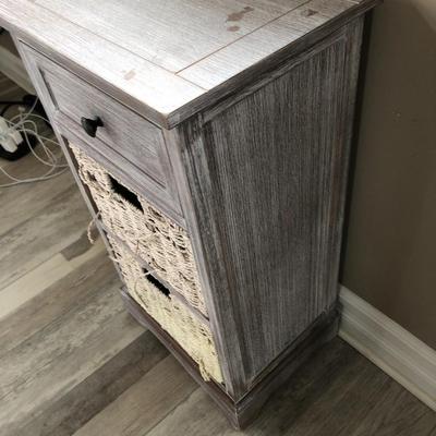 Nightstand - With One Drawer; needs new baskets