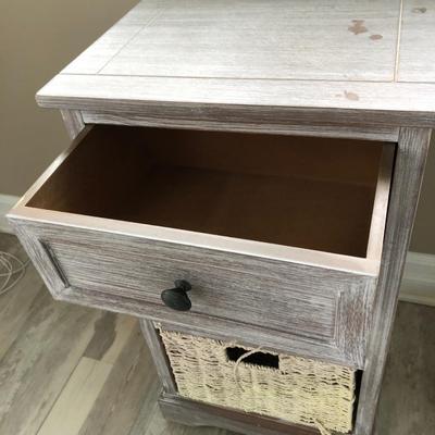 Nightstand - With One Drawer; needs new baskets