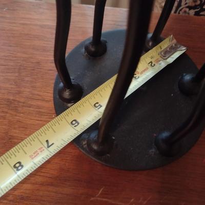 Large Metal Five Stem Candle Holder