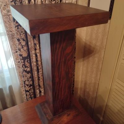 Hand Crafted Solid Wood Plant Stand