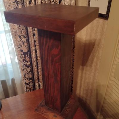 Hand Crafted Solid Wood Plant Stand