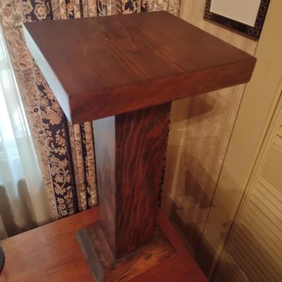 Hand Crafted Solid Wood Plant Stand