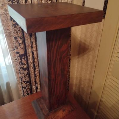 Hand Crafted Solid Wood Plant Stand
