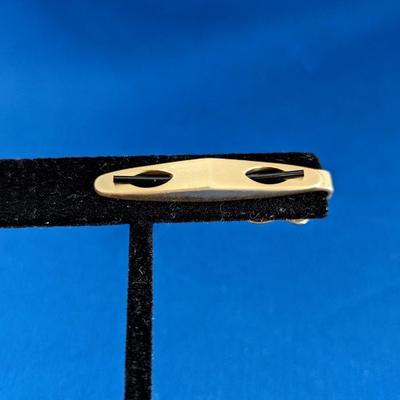 Vintage MCM gold tone Swank Tie clip / bar Men's jewelry