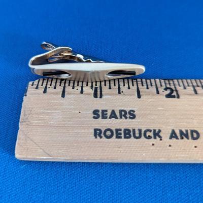 Vintage MCM gold tone Swank Tie clip / bar Men's jewelry