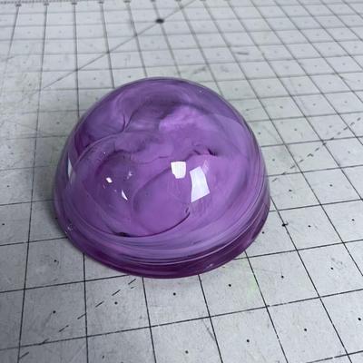 Kosta Boda Hand Blown Glass Bowl / Ashtray -  Purple 
