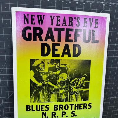 1978 GRATEFUL DEAD New years Eve Show Poster 