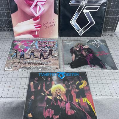 5 TWISTED SISTER albums