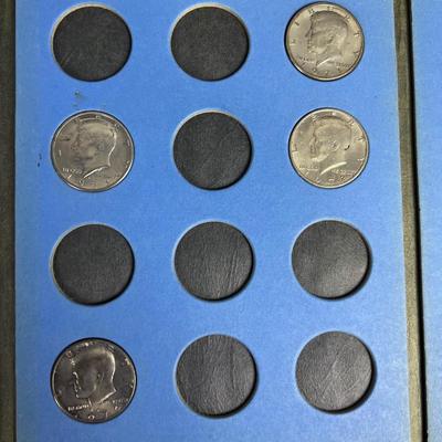 Partial Book of Kennedy HALF DOLLARS  Starting in 1964 (6)