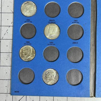 Partial Book of Kennedy HALF DOLLARS  Starting in 1964 (4) 