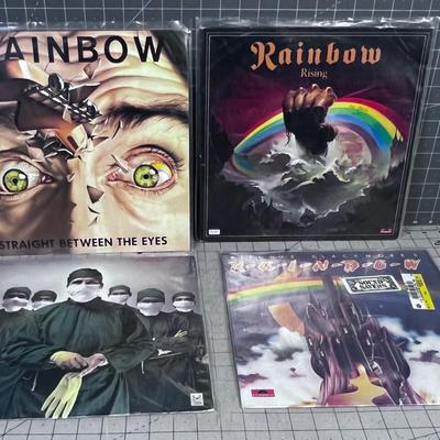 4 RAINBOW Albums VINTAGE 