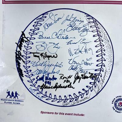 VINTAGE 1991 Salt Lake Trappers (owned by Bill Murray, famous Actor of Ghost Busters) Team Autograph Set With PHOTO. 