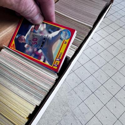 Full Box of Baseball Cards; FLEER, TOPPS, late 80's and Early 90's 