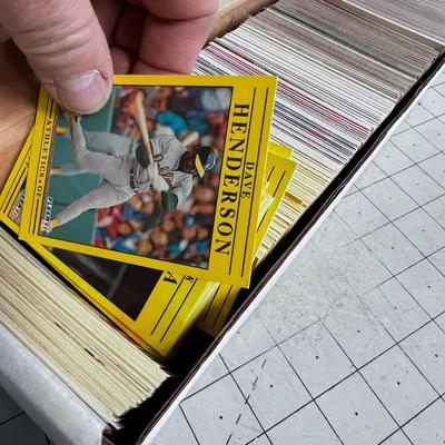 Full Box of Baseball Cards; FLEER, TOPPS, late 80's and Early 90's 