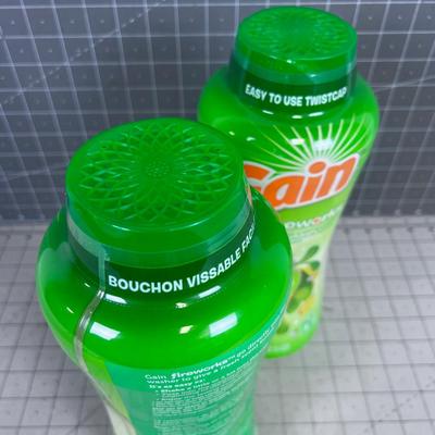 2 LARGE Bottles of GAIN Scent Booster for Washer 37.5 OZ each.  NEW 