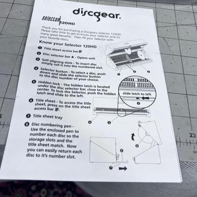 DISC GEAR, New - Plus Paper Album Holder included. 