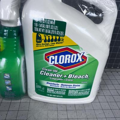 NEW Gallon and Squirt CLOROX Plus Bleach Cleaner 