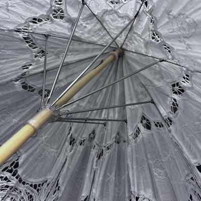 Cut Out Lace Parasol 