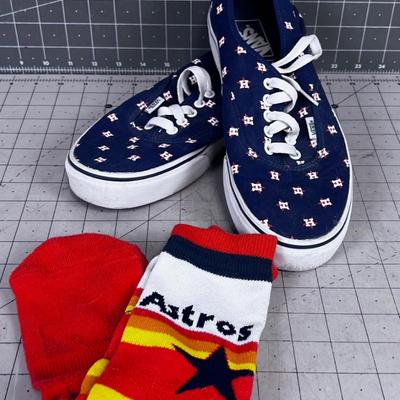 ASTRO VANS SHOES AND  SOCKS 