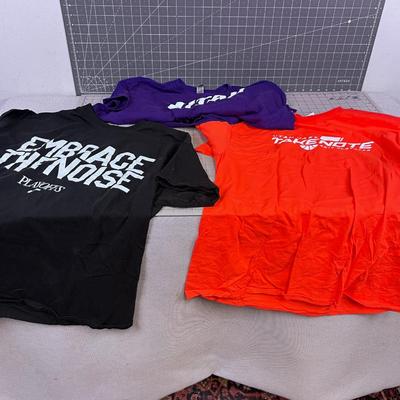 UTAH Jazz (3) T-shirts all XL 