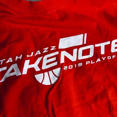 UTAH Jazz (3) T-shirts all XL 