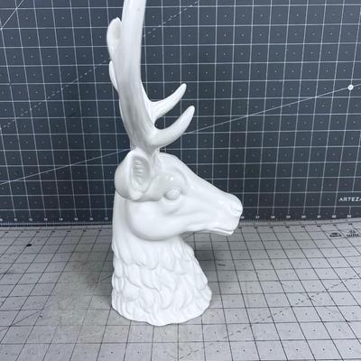 Stag Head WHITE 