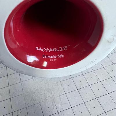 (2) RACHEL RAY - Red Juicer and Purple Mini Tray, Both Ceramic, NEW 