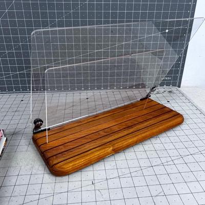 NICE! Cook Book Holder with Cookbook Included. 