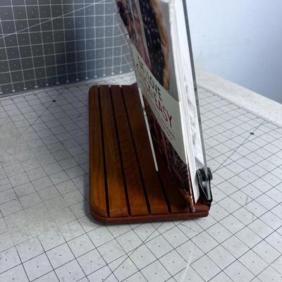 NICE! Cook Book Holder with Cookbook Included. 