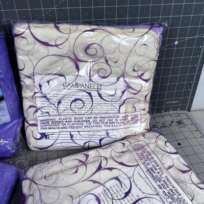 5 NEW Micro Fiber Towels and Washcloths 