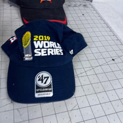 4 Houston Astro's World Series Ball Caps 