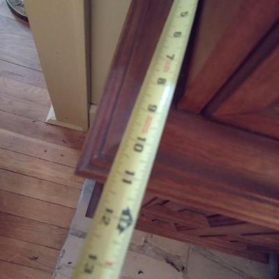 Vintage Hermle Wood Case Grandfather Clock Weight Driven with Pendulum